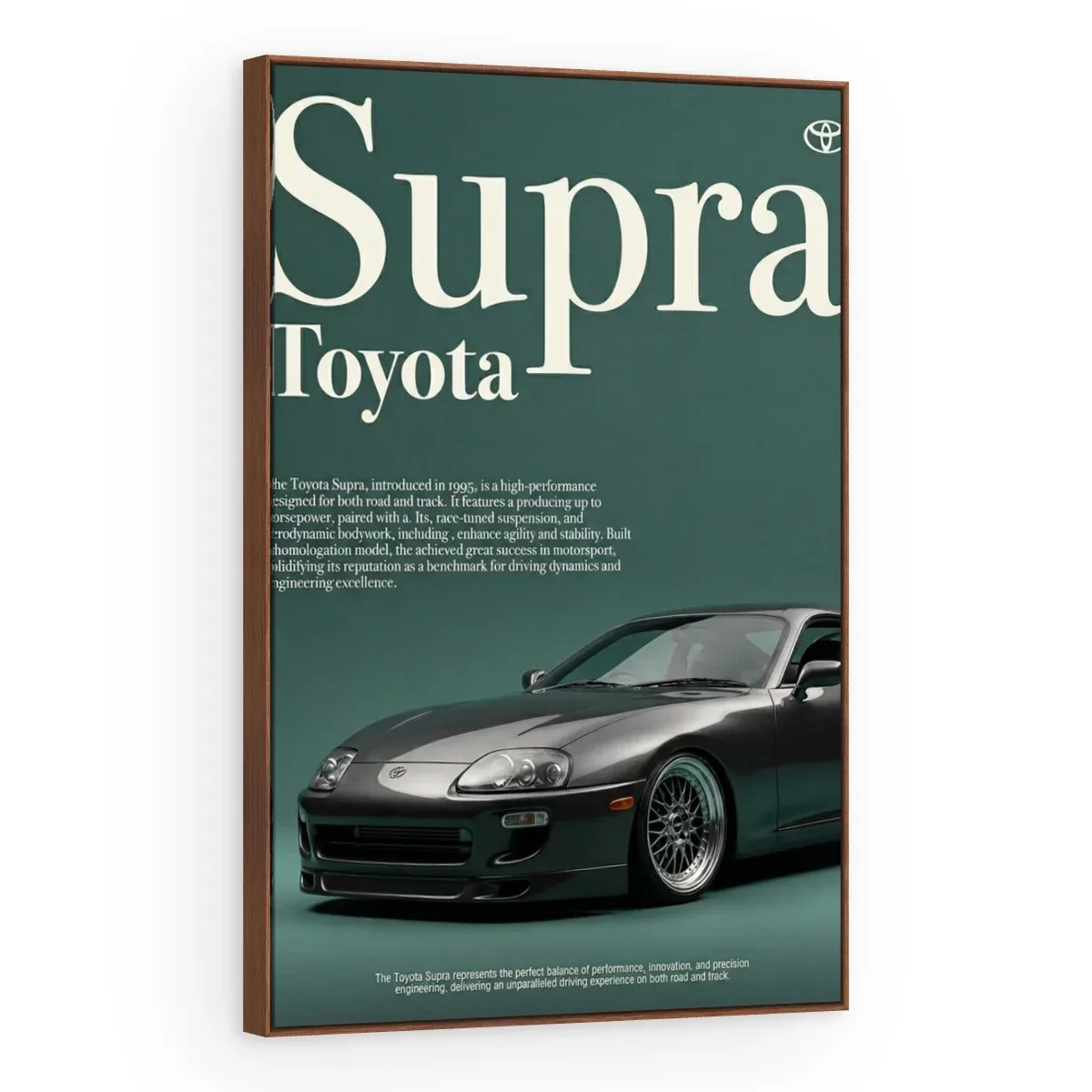 Quadro Decorativo Canvas Toyota Supra - CR0015