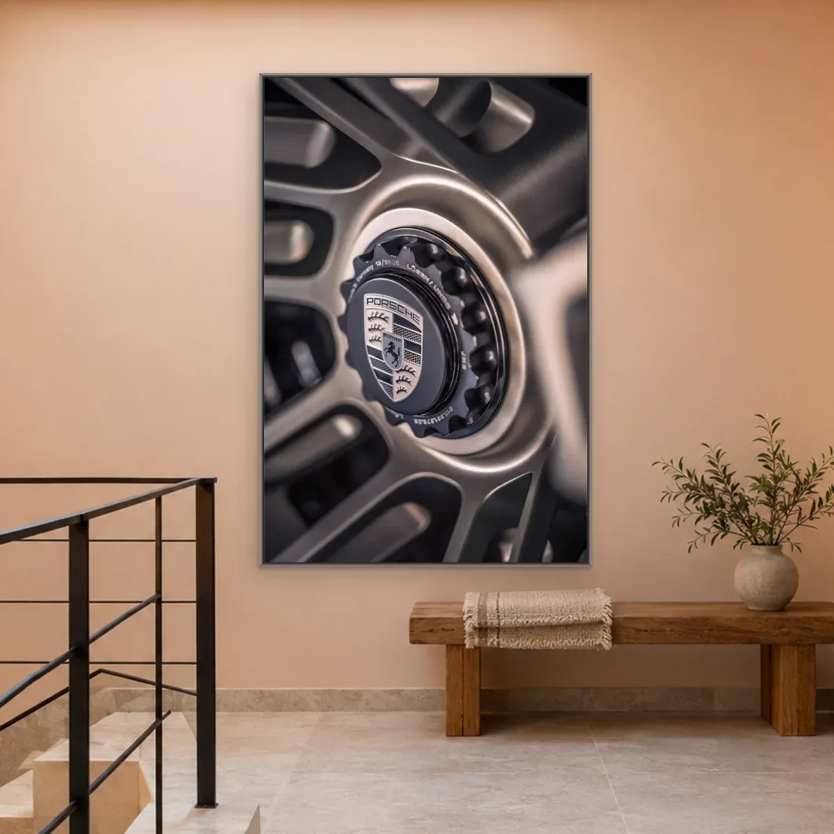Quadro Decorativo Canvas Roda Porsche - CR0018