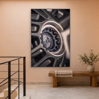 Quadro Decorativo Canvas Roda Porsche - CR0018