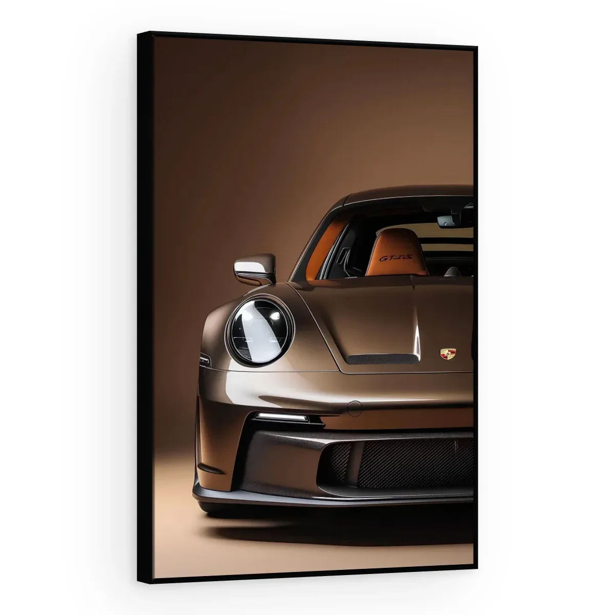 Quadro Decorativo Canvas Porsche Bronze - CR0021