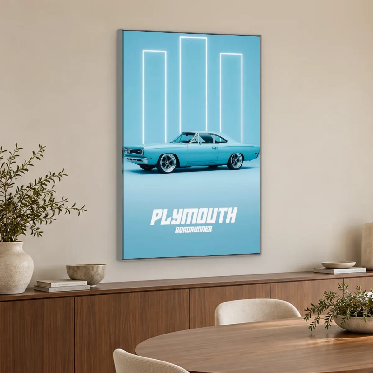 Quadro Decorativo Canvas Plymouth Roadrunner - CR0022