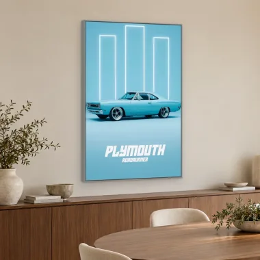 Quadro Decorativo Canvas Plymouth Roadrunner - CR0022