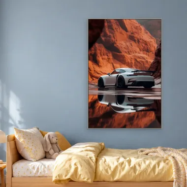 Quadro Decorativo Canvas Porsche Cânion - CR0028