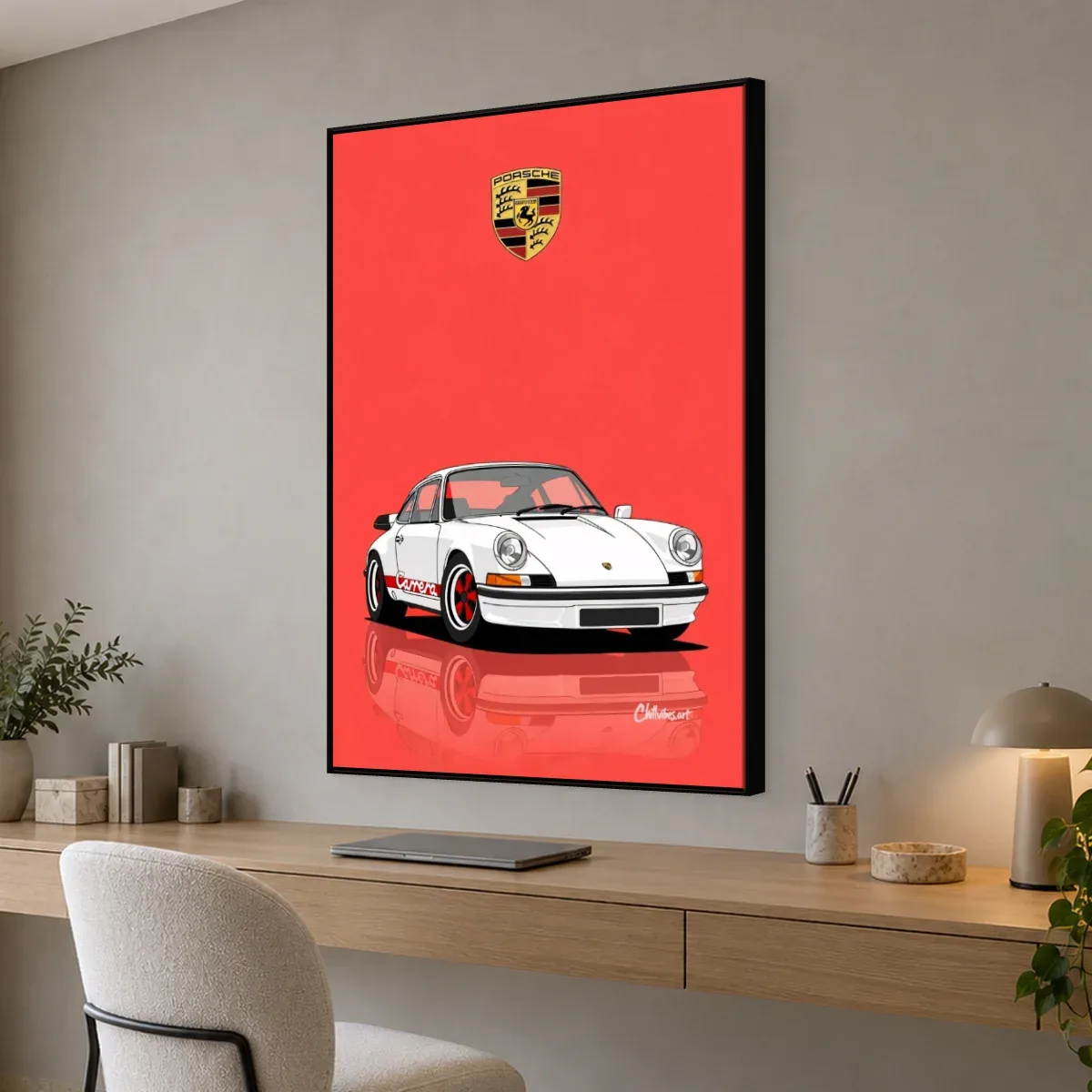Quadro Decorativo Canvas 911 Branco - CR0031