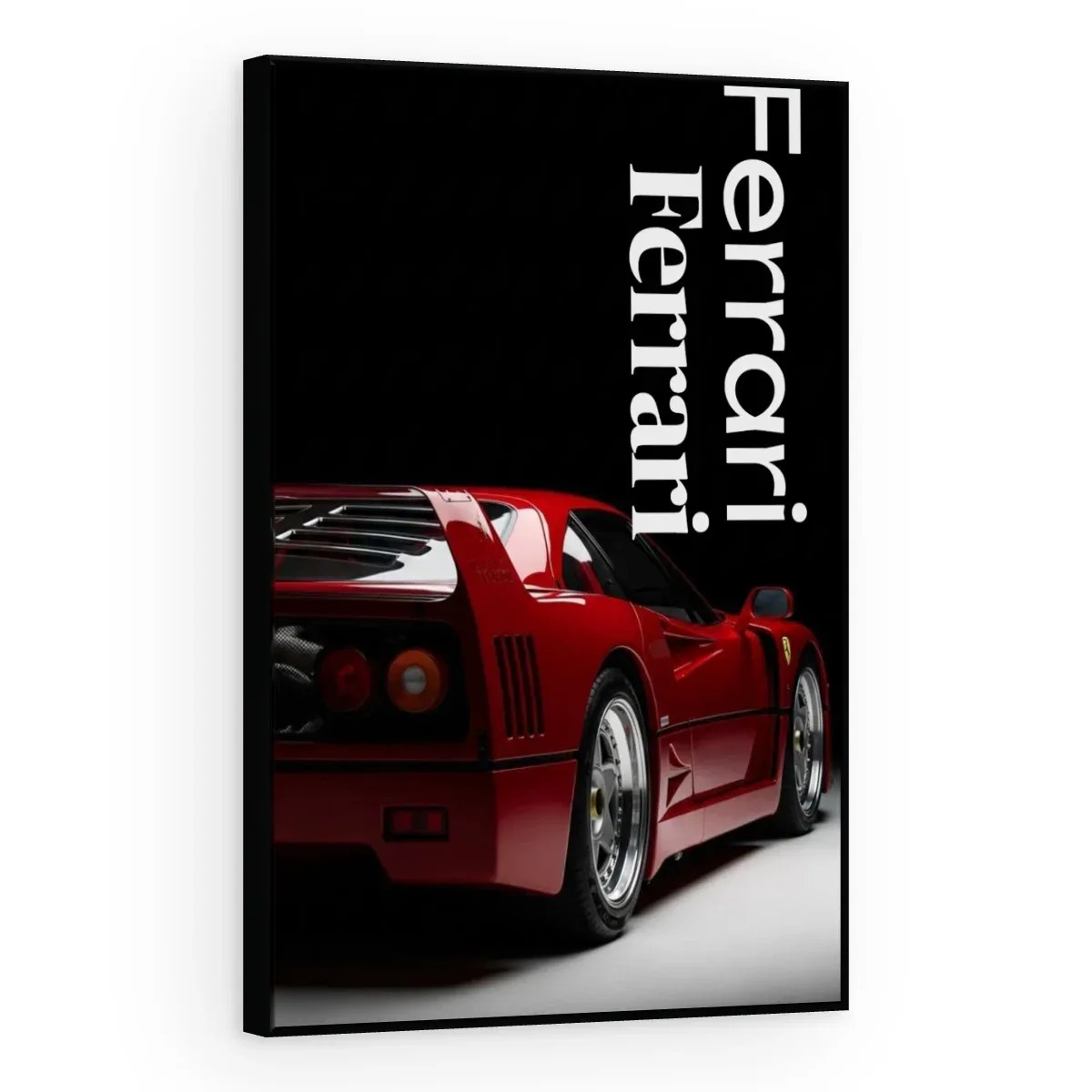 Quadro Decorativo Canvas Ferrari Traseira - CR0032