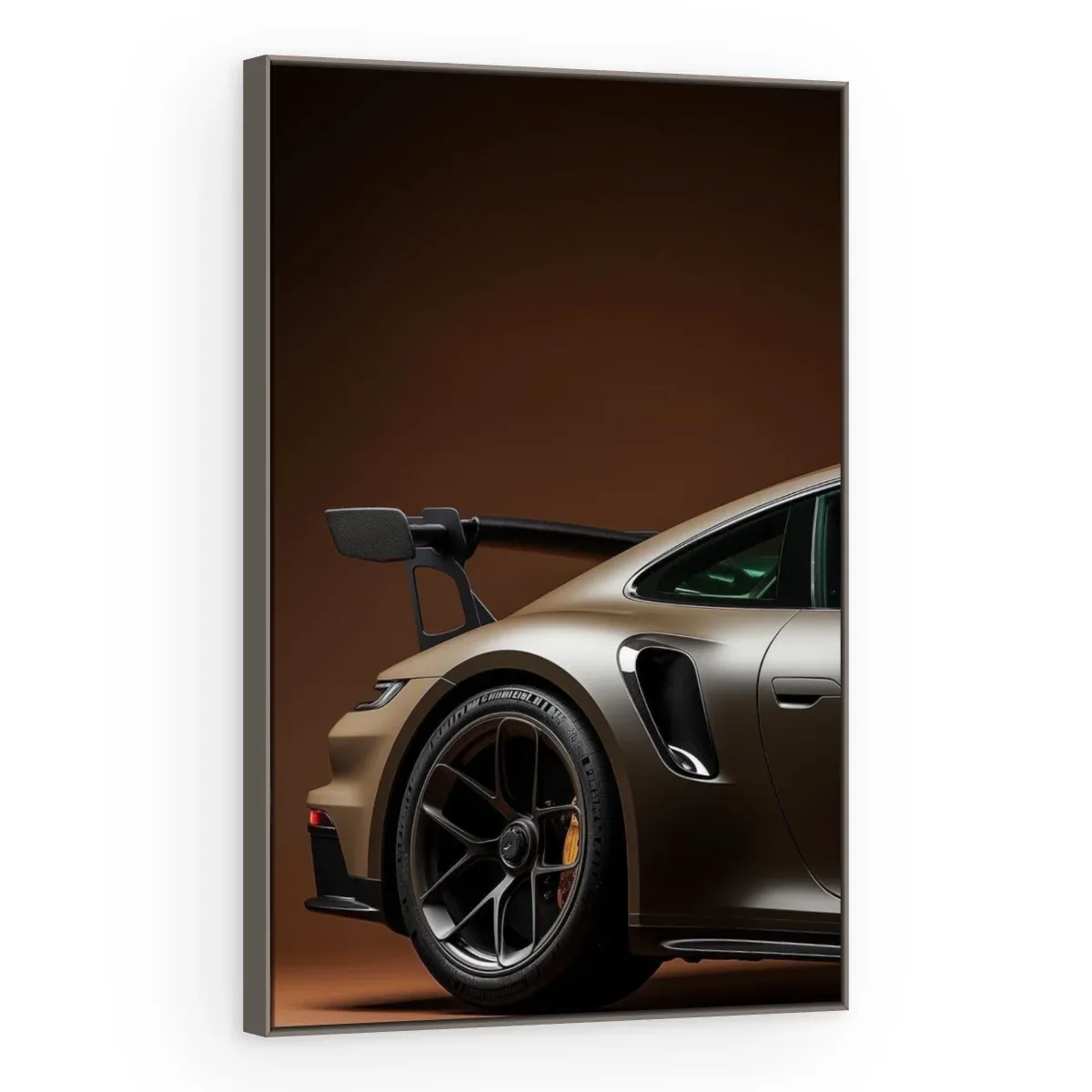 Quadro Decorativo Canvas Porsche Caramelo - CR0034