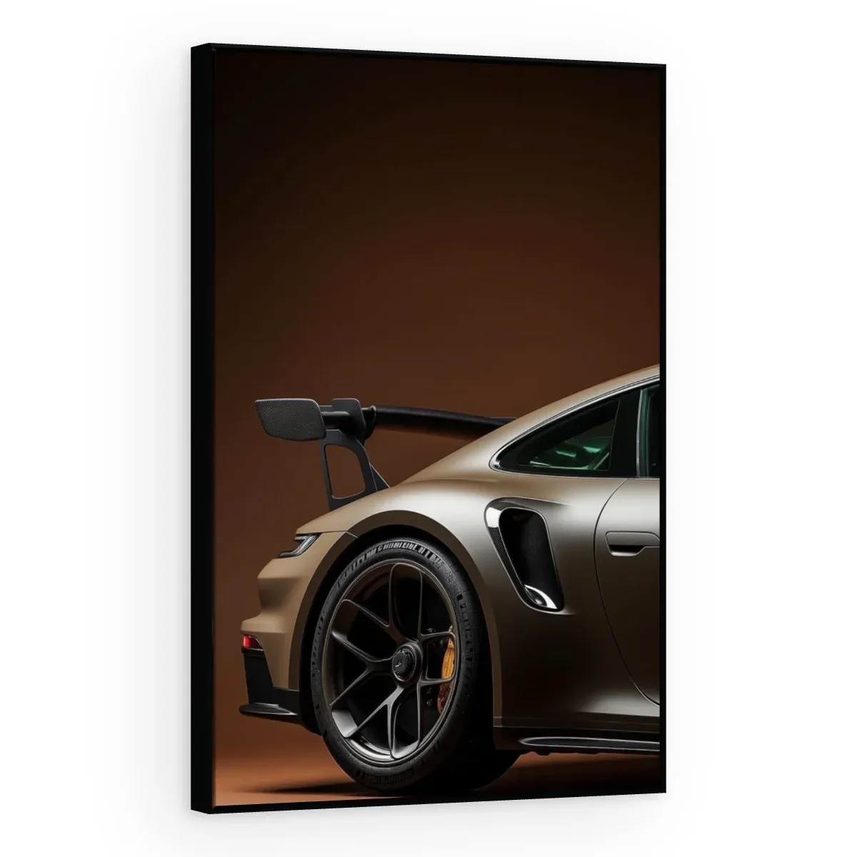 Quadro Decorativo Canvas Porsche Caramelo - CR0034