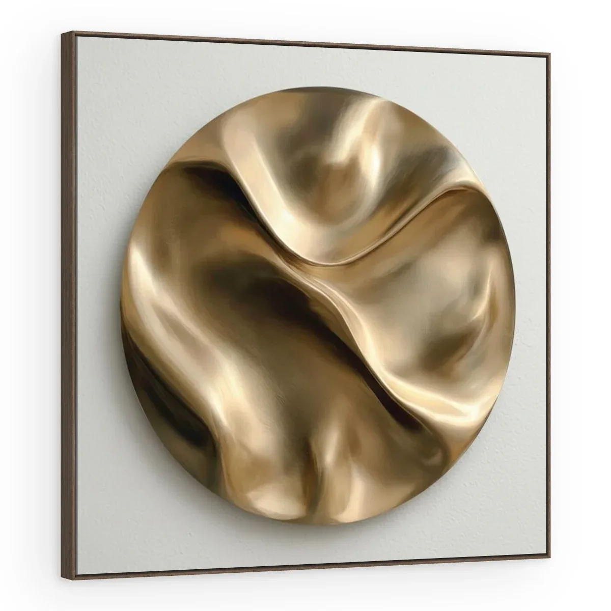 Quadro Decorativo Canvas Escultura Circular - ES0001