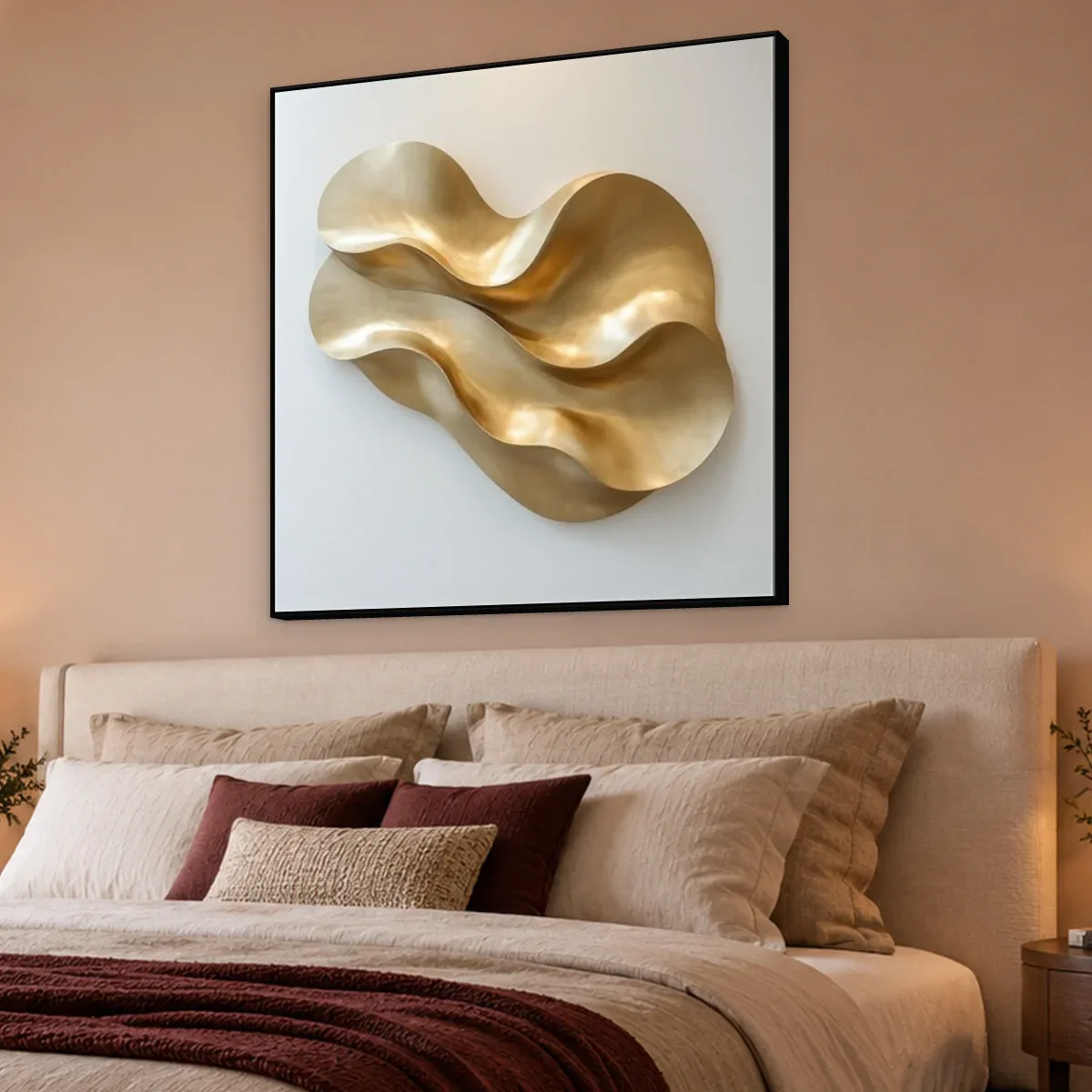 Quadro Decorativo Canvas Relevo Ondulado - ES0002