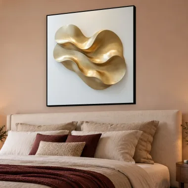 Quadro Decorativo Canvas Relevo Ondulado - ES0002