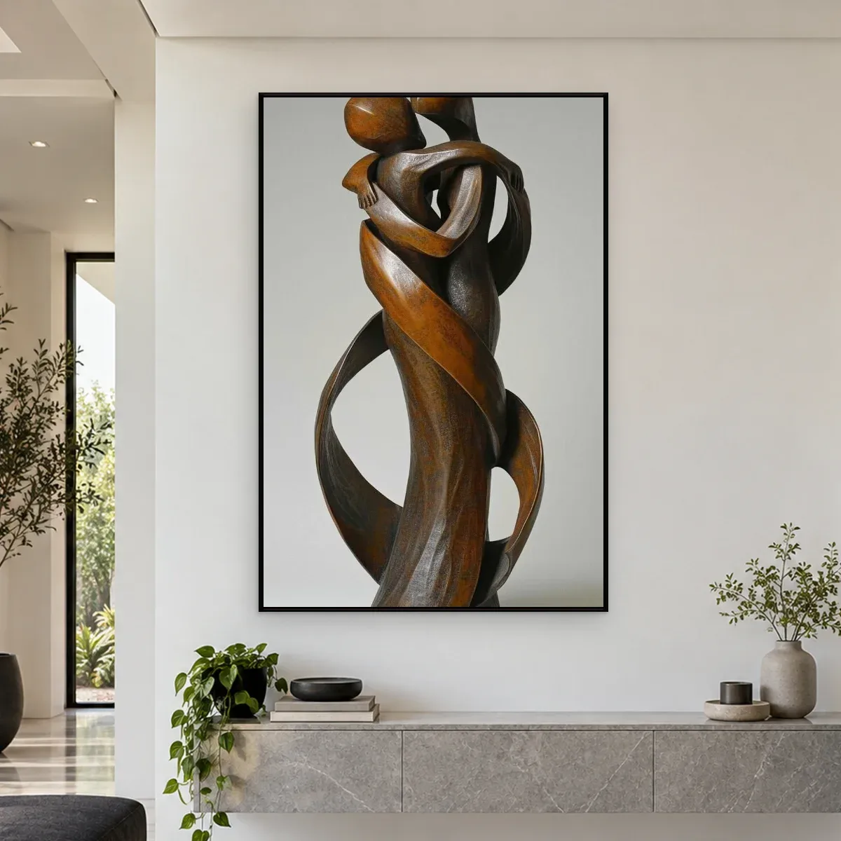 Quadro Decorativo Canvas Casal Abraçado - ES0006