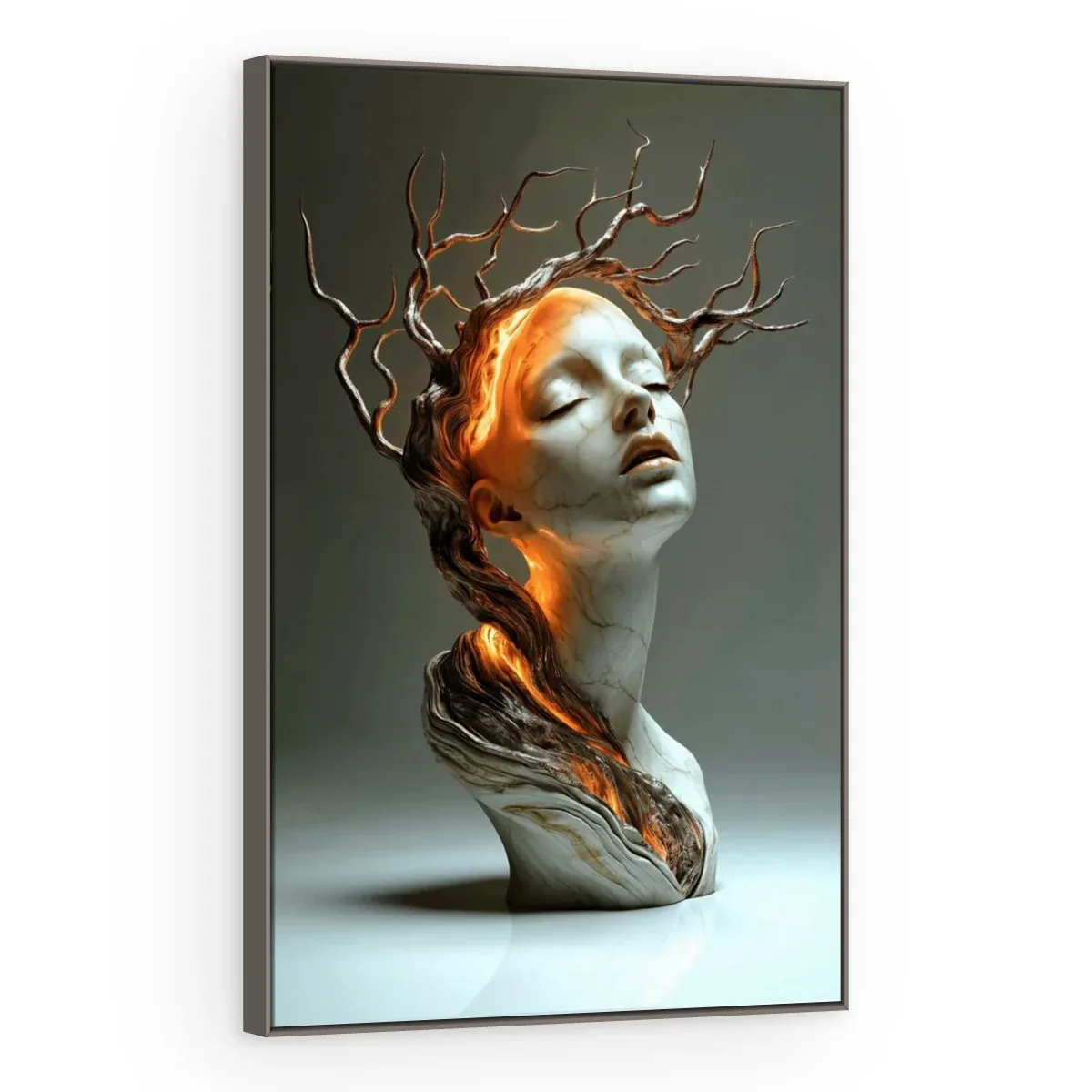 Quadro Decorativo Canvas Busto Florestal - ES0007