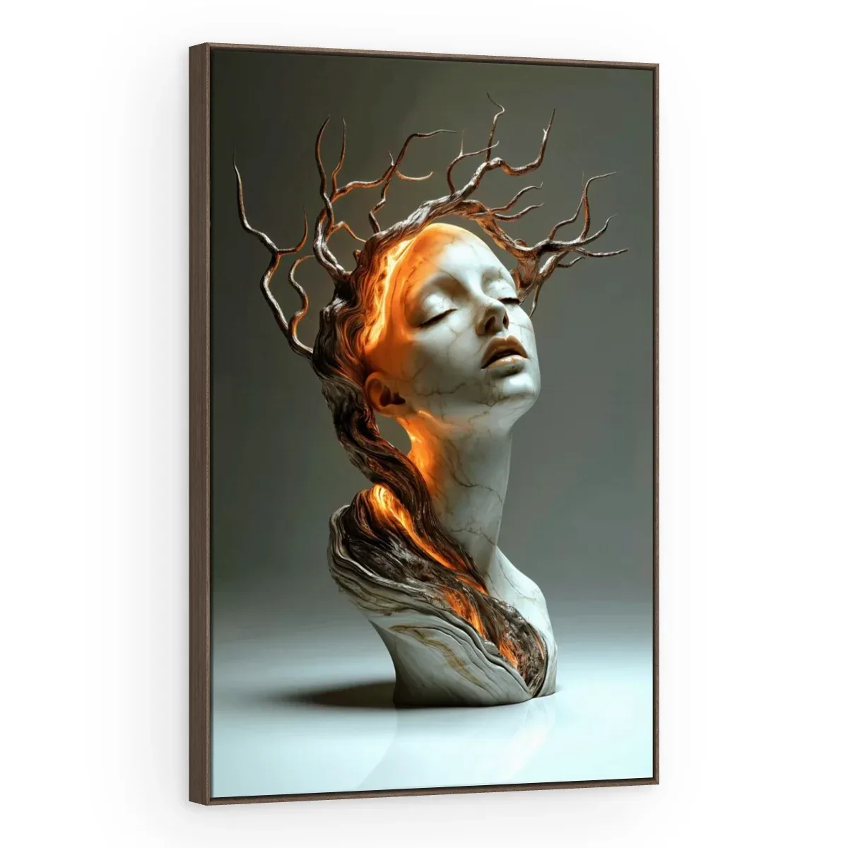 Quadro Decorativo Canvas Busto Florestal - ES0007