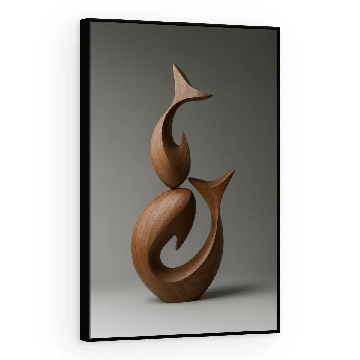 Quadro Decorativo Canvas Espiral Nogueira - ES0008