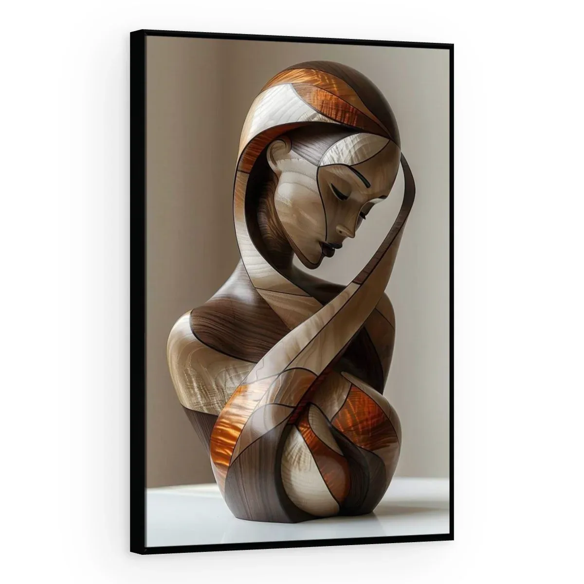 Quadro Decorativo Canvas Mulher Marchetada - ES0009