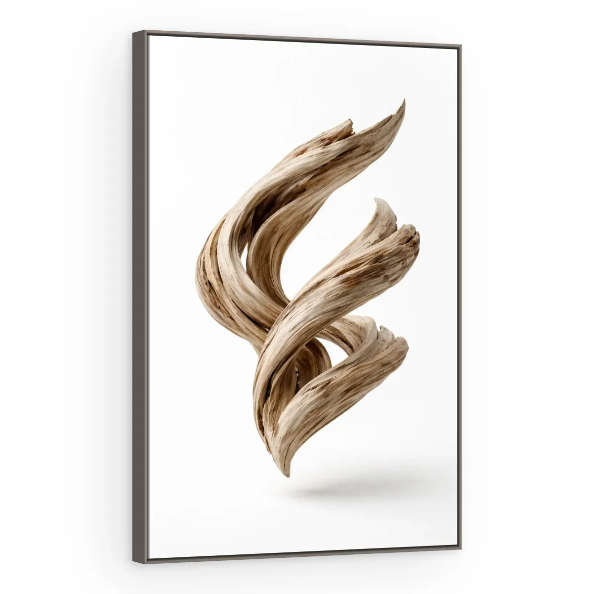 Quadro Decorativo Canvas Torção Madeira - ES0012