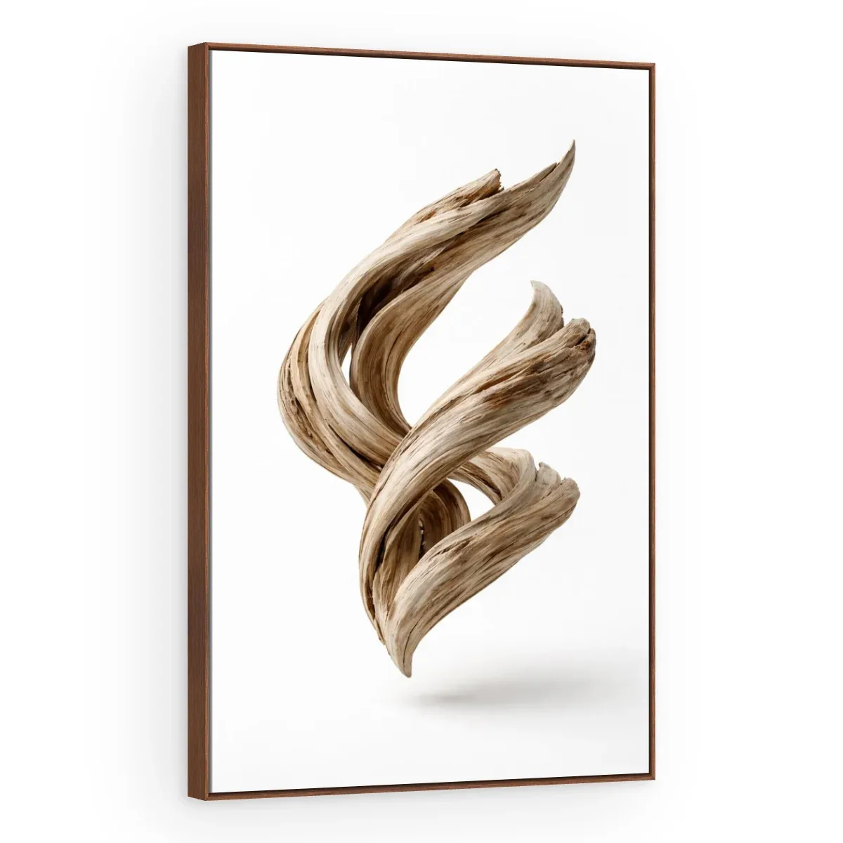Quadro Decorativo Canvas Torção Madeira - ES0012