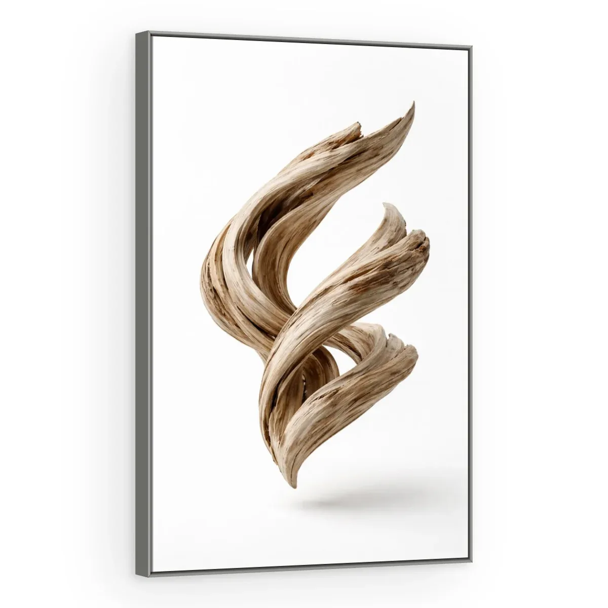 Quadro Decorativo Canvas Torção Madeira - ES0012