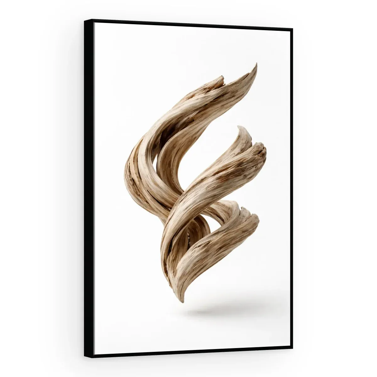 Quadro Decorativo Canvas Torção Madeira - ES0012