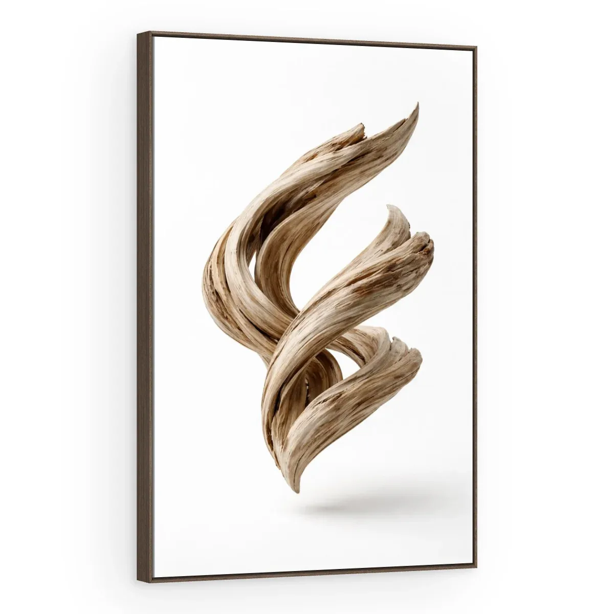 Quadro Decorativo Canvas Torção Madeira - ES0012