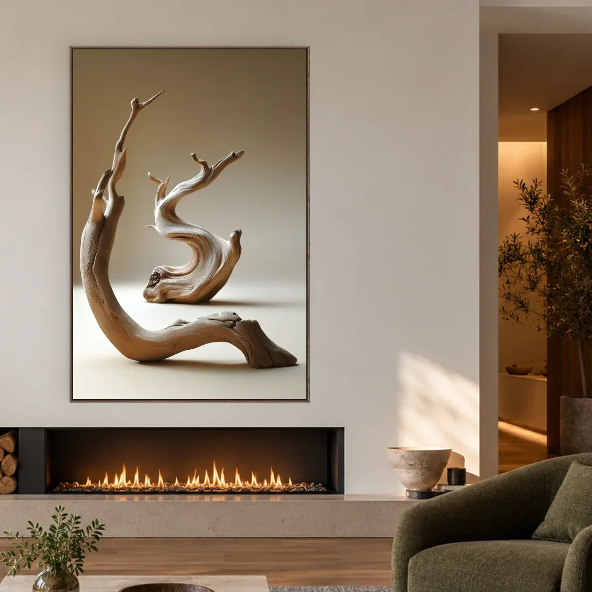 Quadro Decorativo Canvas Raiz Ondulante - ES0013