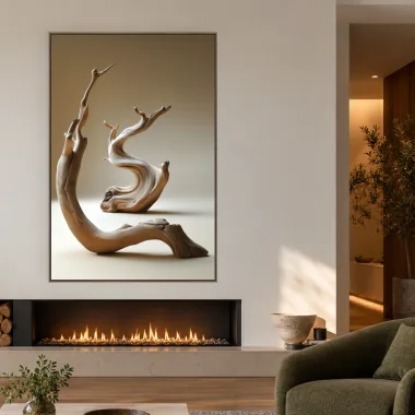 Quadro Decorativo Canvas Raiz Ondulante - ES0013