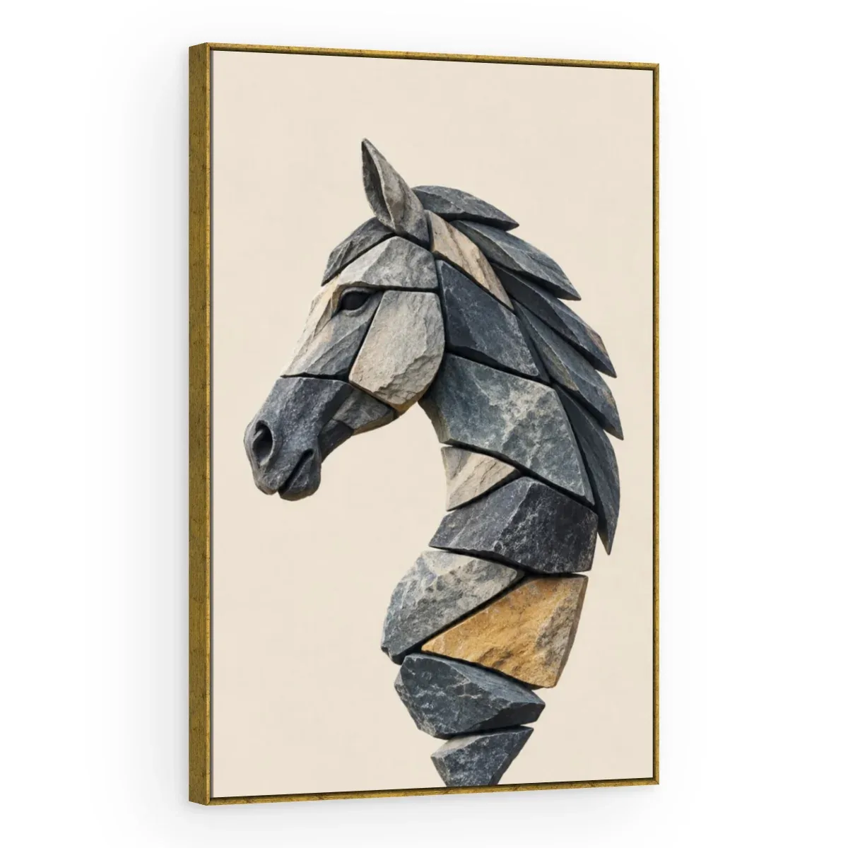 Quadro Decorativo Canvas Corcel Mosaico - ES0015