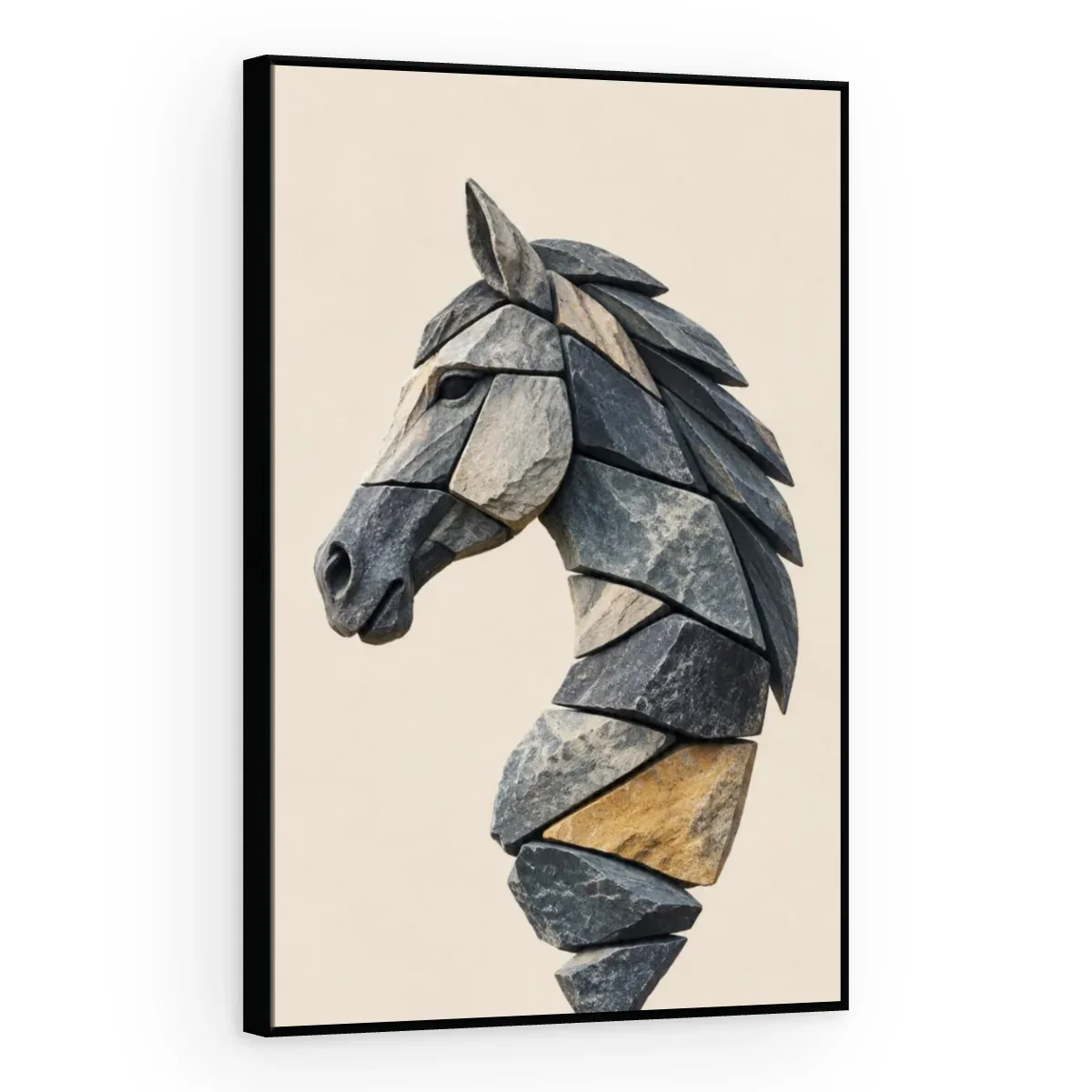 Quadro Decorativo Canvas Corcel Mosaico - ES0015