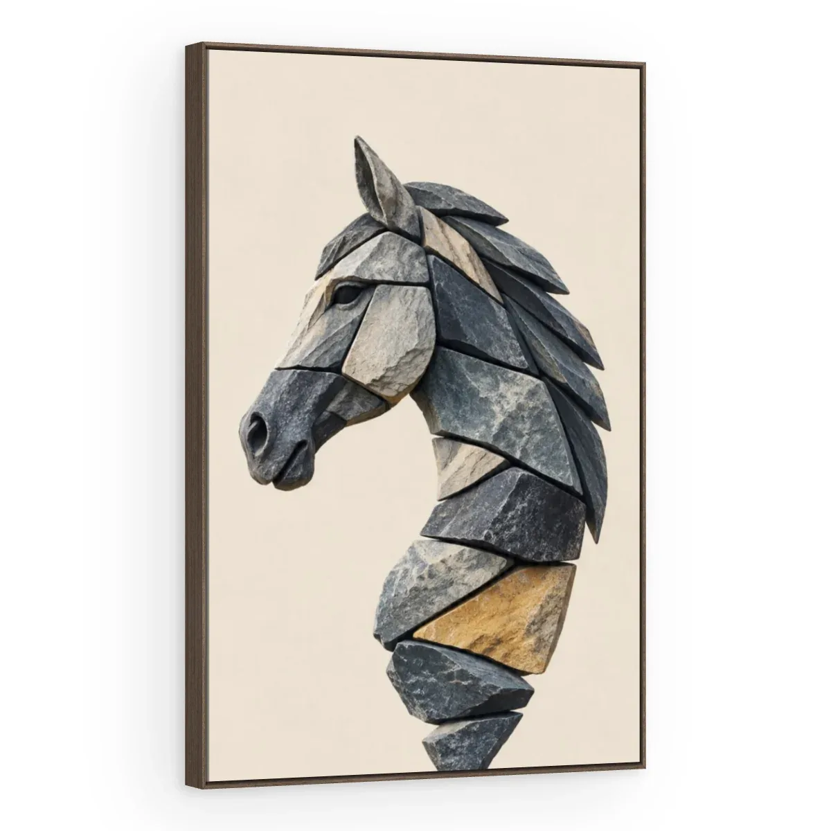 Quadro Decorativo Canvas Corcel Mosaico - ES0015