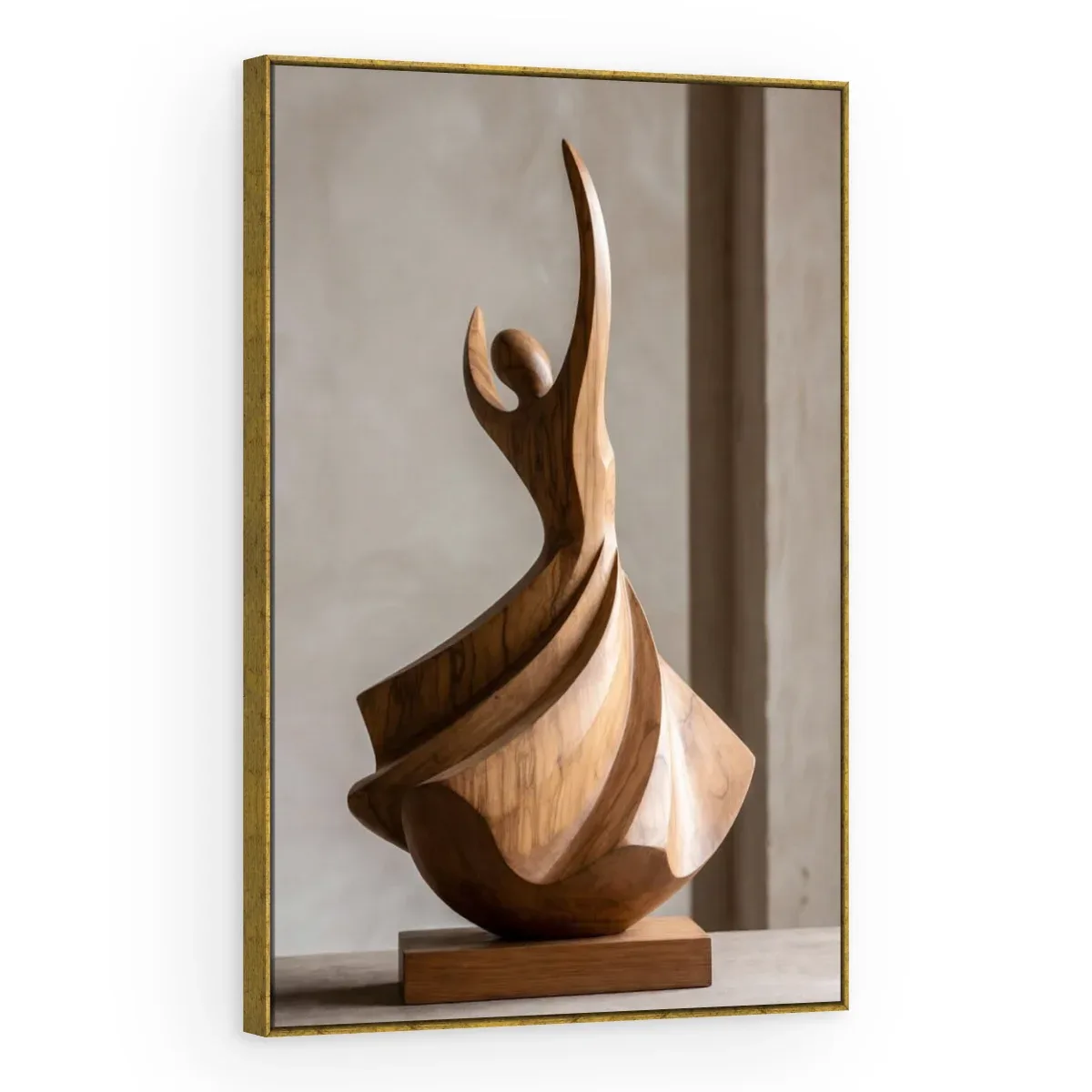 Quadro Decorativo Canvas Bailarina Madeira - ES0017
