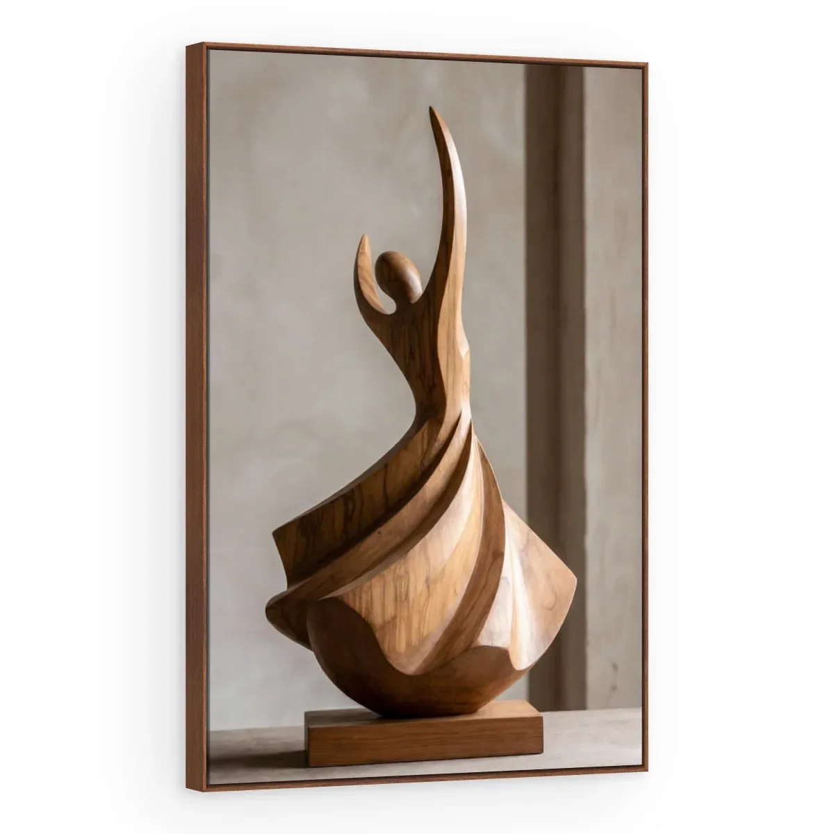 Quadro Decorativo Canvas Bailarina Madeira - ES0017