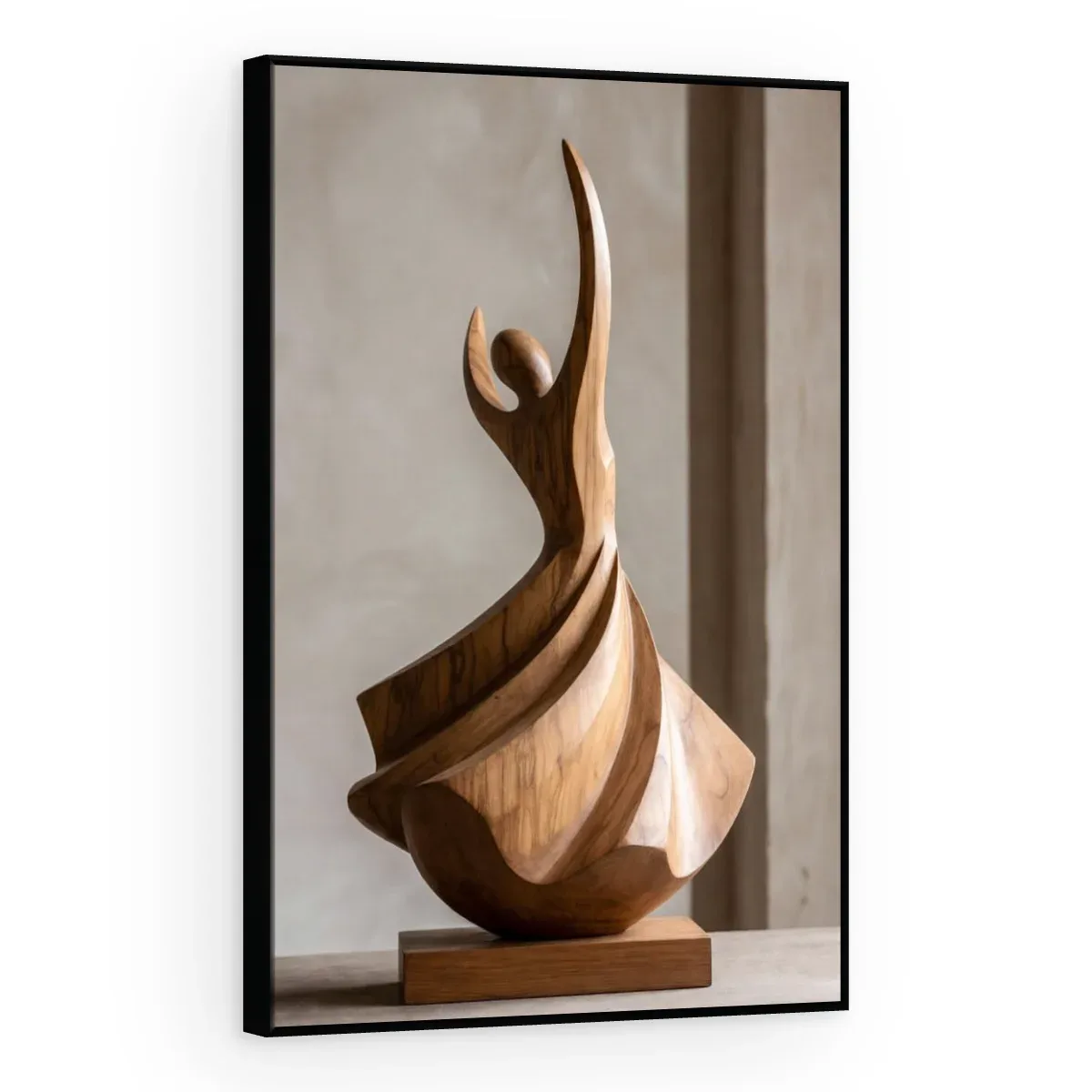 Quadro Decorativo Canvas Bailarina Madeira - ES0017