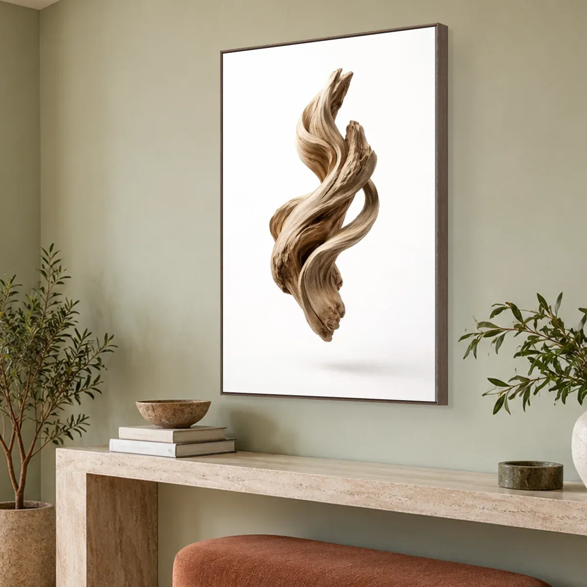 Quadro Decorativo Canvas Fluxo Madeira - ES0018