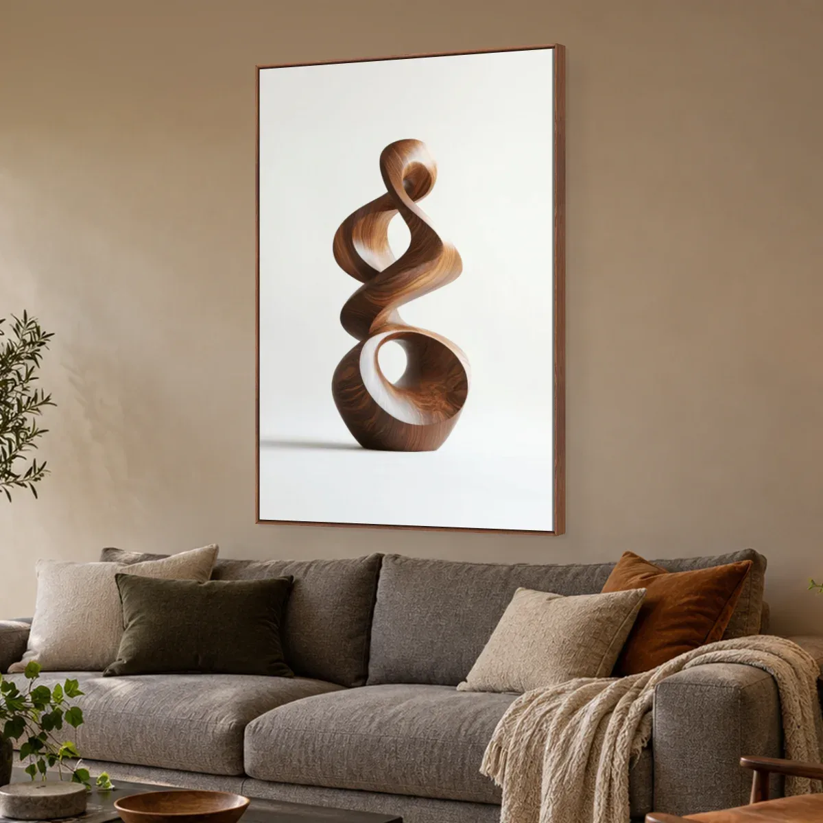 Quadro Decorativo Canvas Infinito Madeira - ES0021