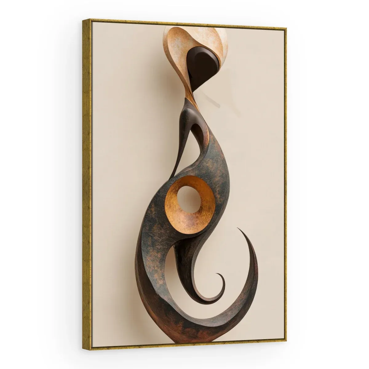 Quadro Decorativo Canvas Gota Espiral - ES0025