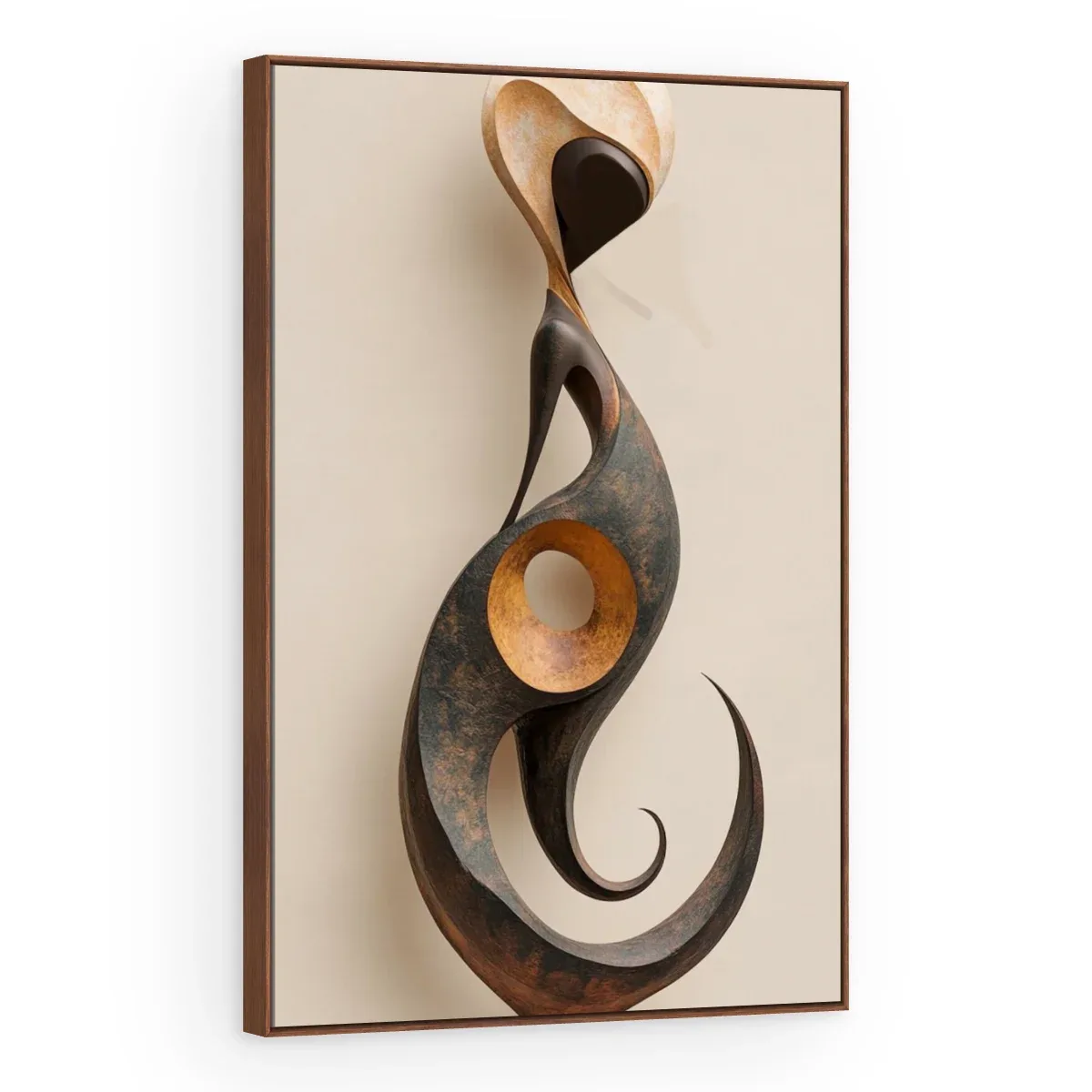 Quadro Decorativo Canvas Gota Espiral - ES0025
