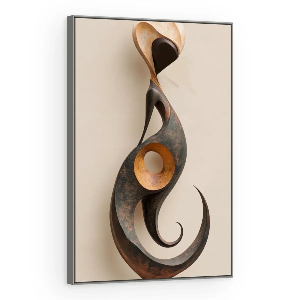 Quadro Decorativo Canvas Gota Espiral - ES0025