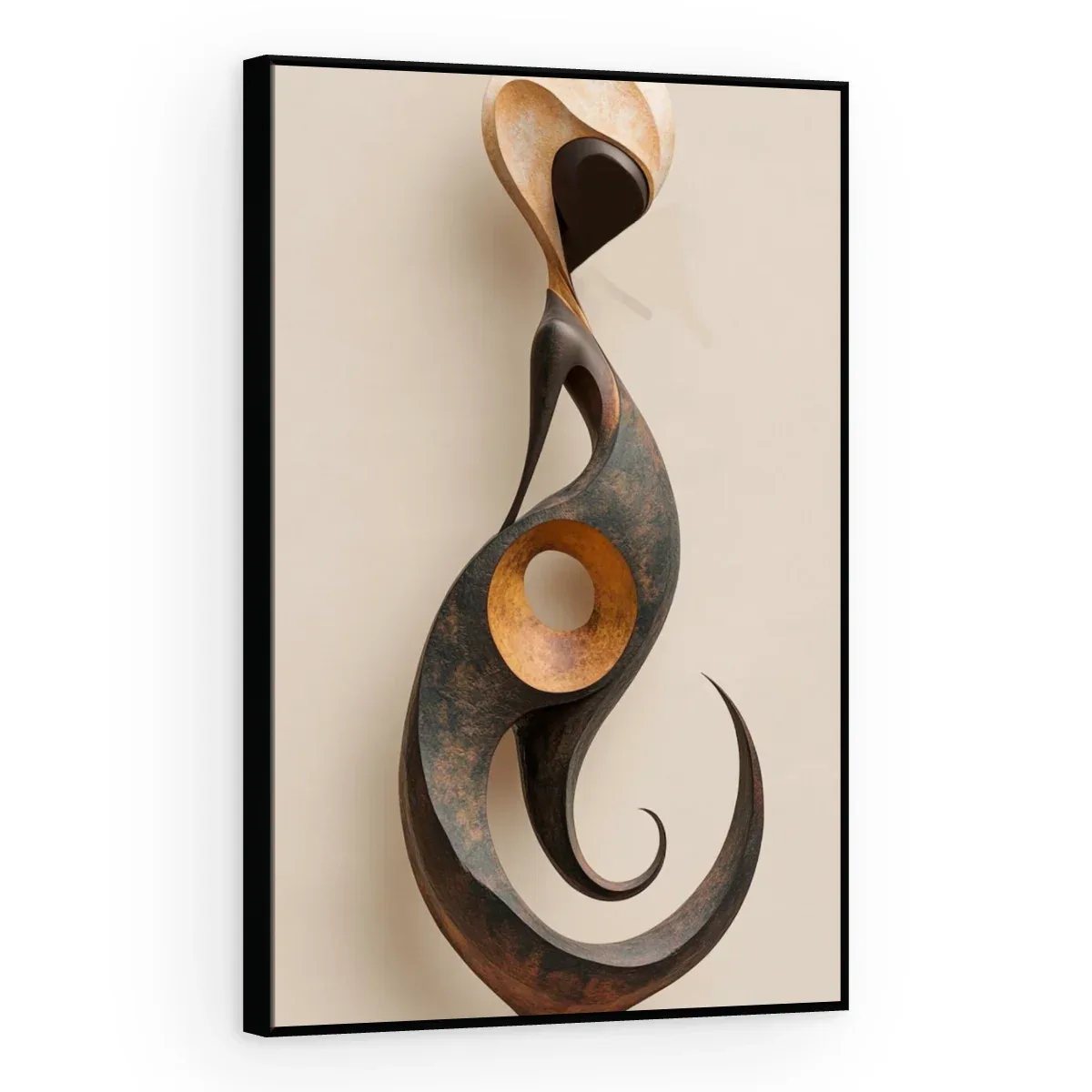 Quadro Decorativo Canvas Gota Espiral - ES0025