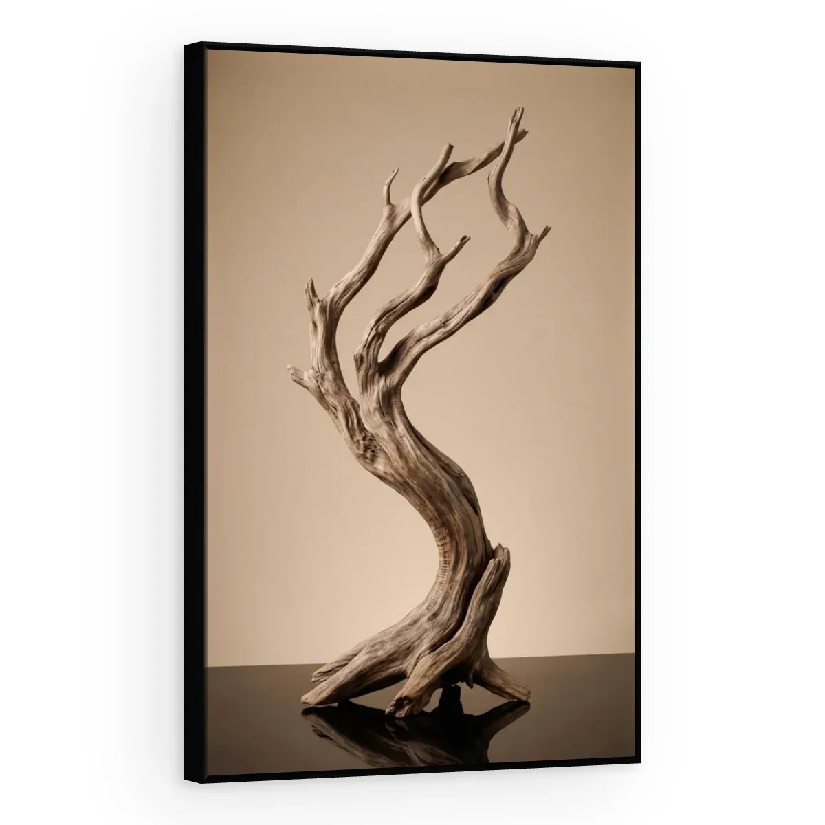 Quadro Decorativo Canvas Árvore Madeira - ES0026