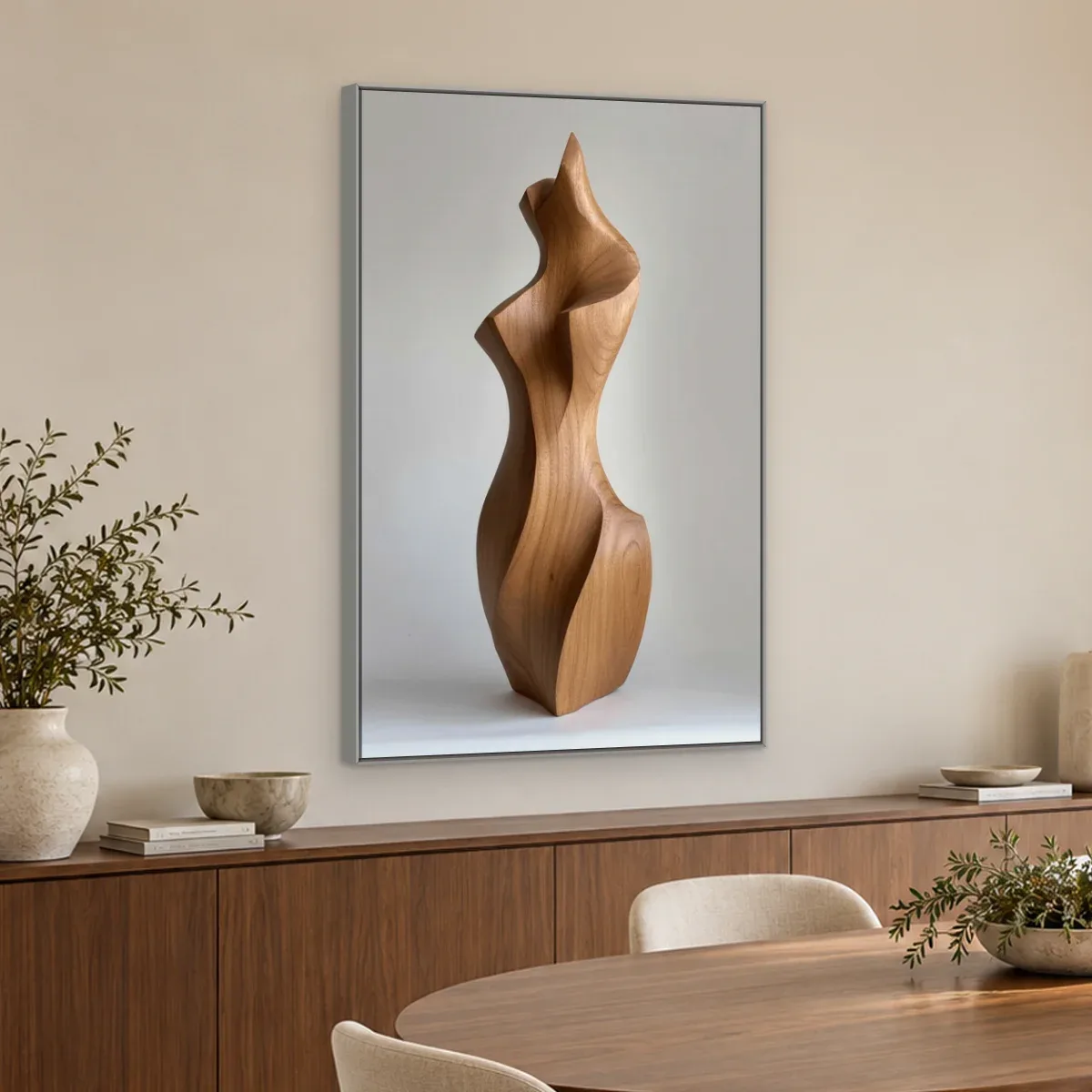 Quadro Decorativo Canvas Torso Nogueira - ES0032