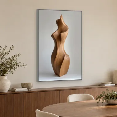 Quadro Decorativo Canvas Torso Nogueira - ES0032