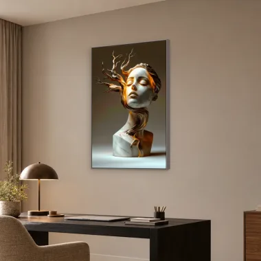 Quadro Decorativo Canvas Musa Galhos - ES0035