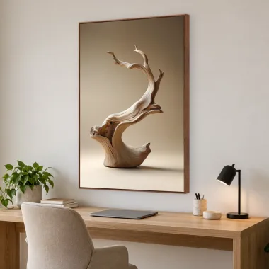 Quadro Decorativo Canvas Raiz Esculpida - ES0037