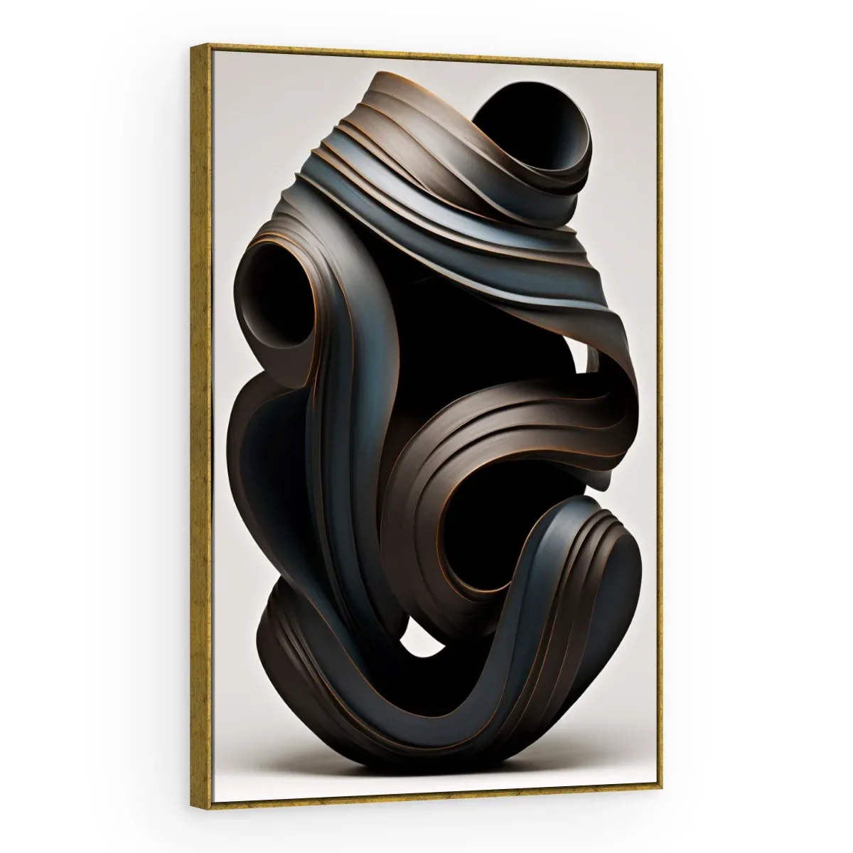 Quadro Decorativo Canvas Nó Escuro - ES0041
