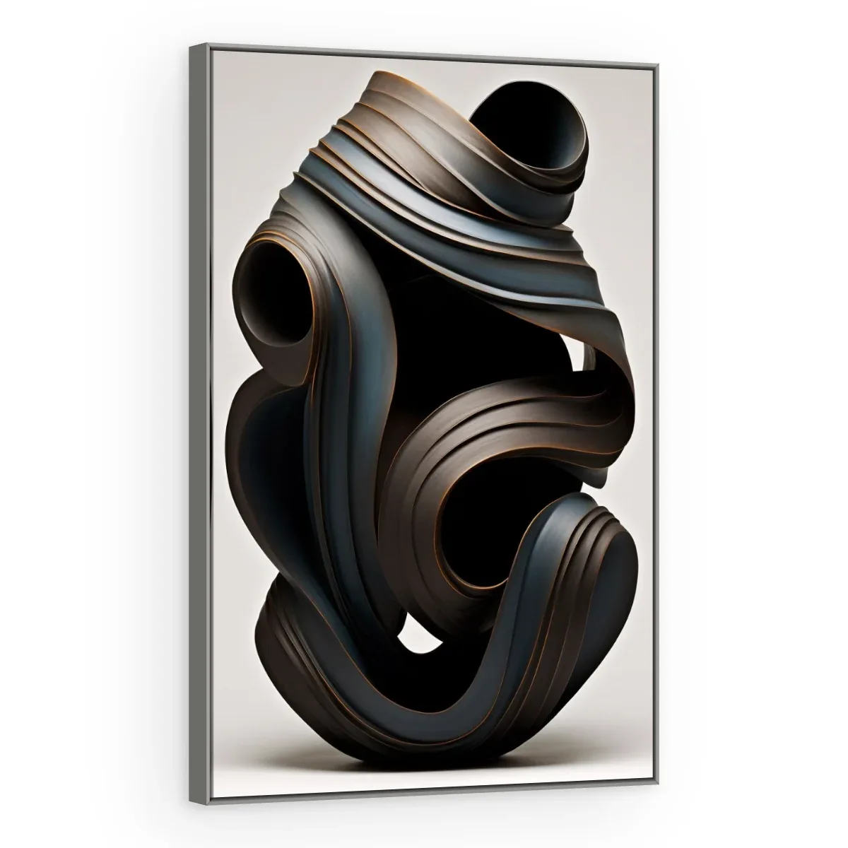 Quadro Decorativo Canvas Nó Escuro - ES0041