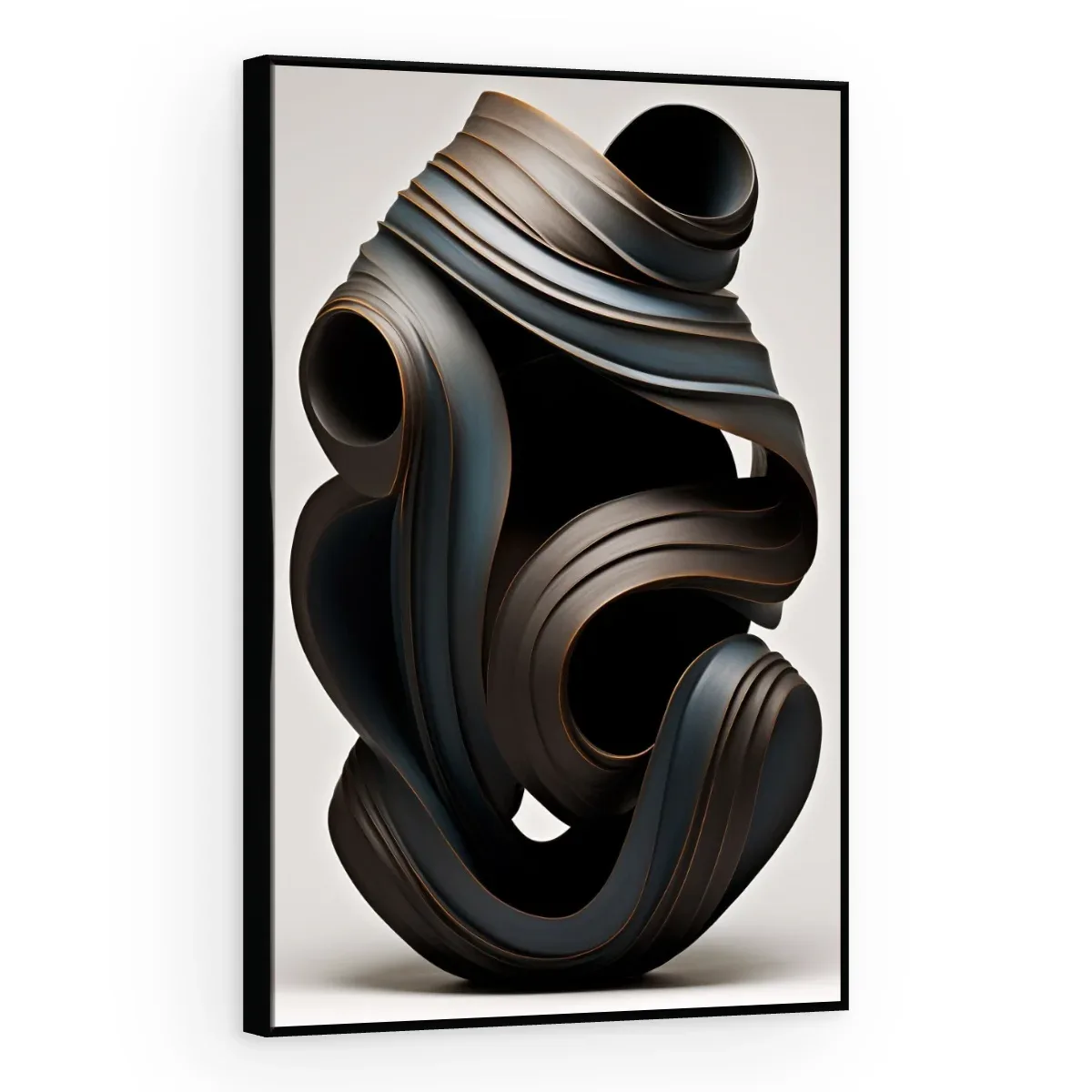 Quadro Decorativo Canvas Nó Escuro - ES0041