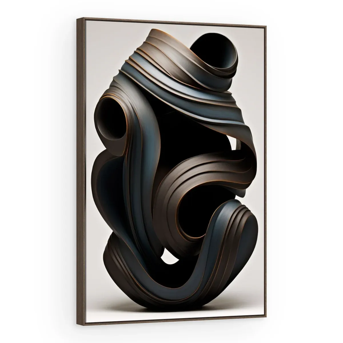 Quadro Decorativo Canvas Nó Escuro - ES0041