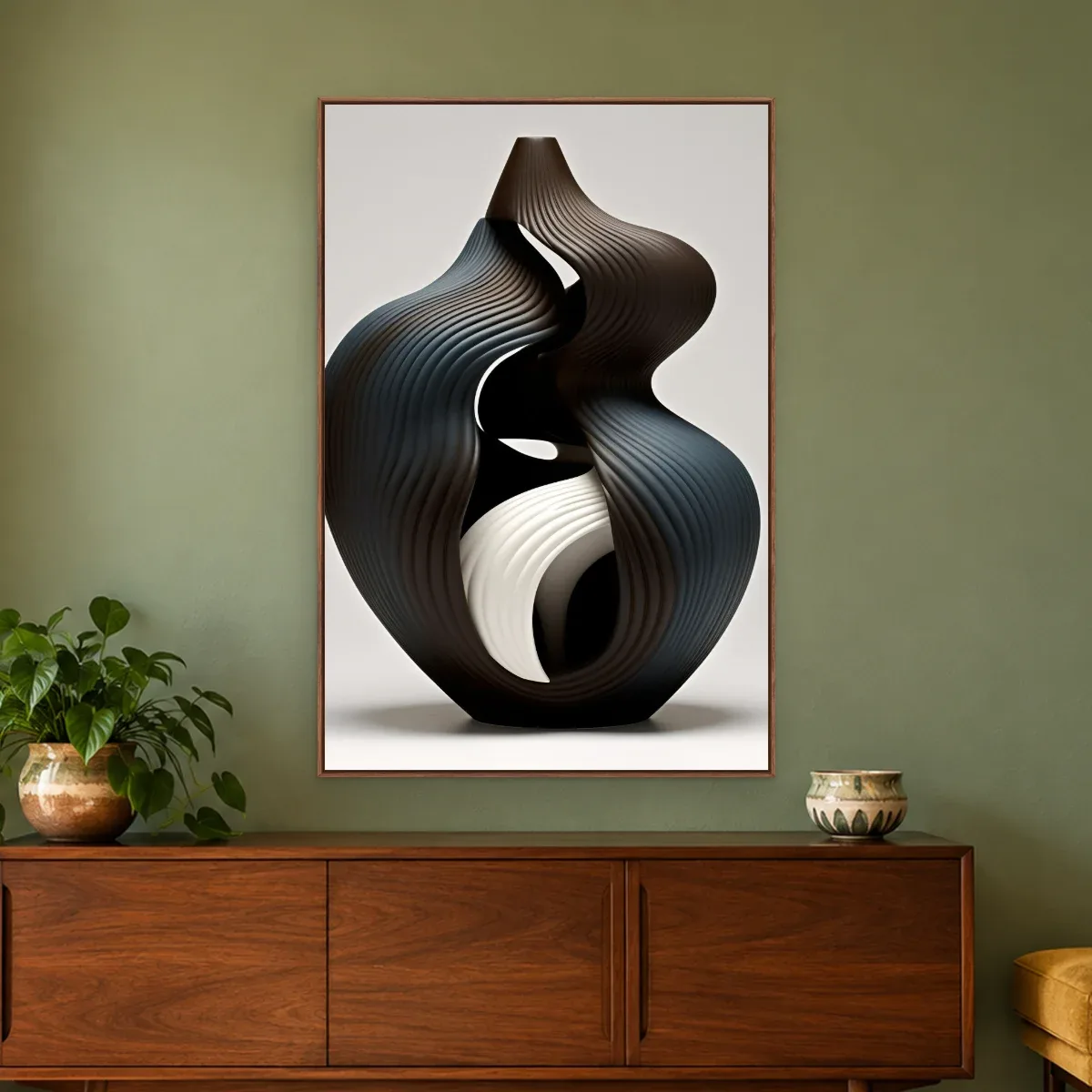 Quadro Decorativo Canvas Ânfora Moderna - ES0042