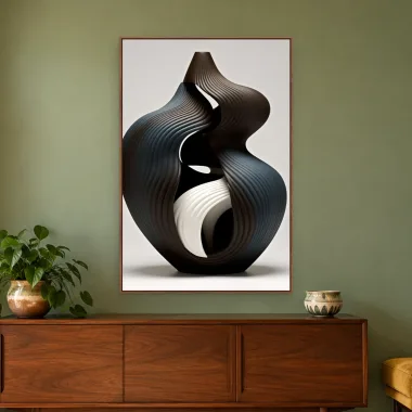 Quadro Decorativo Canvas Ânfora Moderna - ES0042