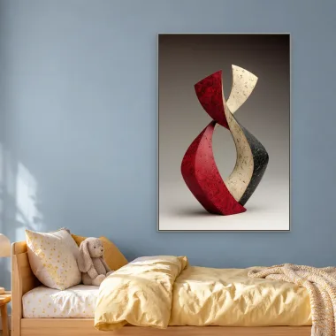 Quadro Decorativo Canvas Hélice Vermelha - ES0043